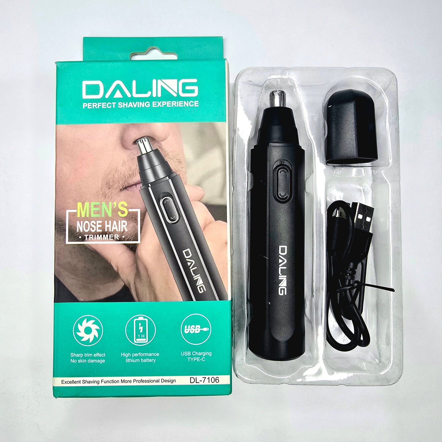 Rechargeable Men’s Nose & Ear Hair Trimmer