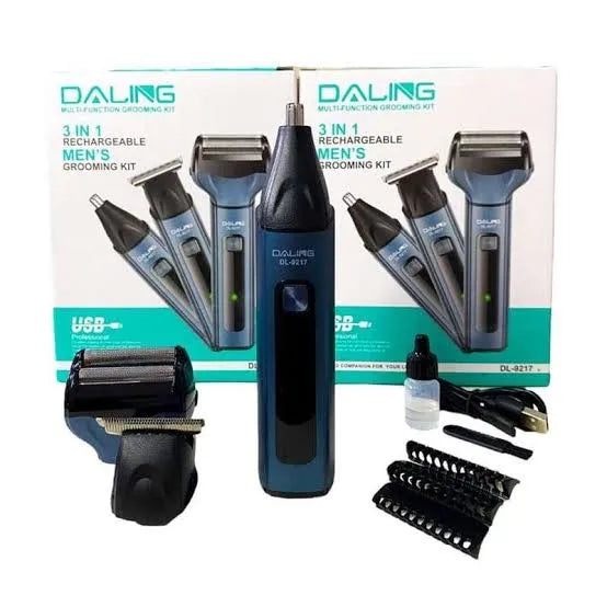 3-in-1 Rechargeable Men’s Grooming Kit